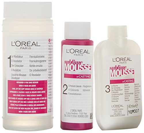 L'Oreal Paris Sublime Mousse Coloración Permanente 200 Negro Sensual - 200 ml