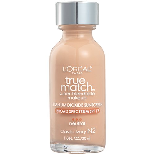 L'Oreal Paris True Match Super-Blendable Makeup, Classic Ivory, 1 fl. oz.