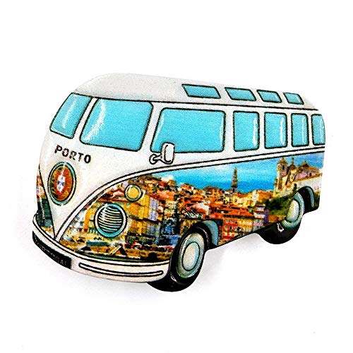 Lorenory Imanes Nevera Craft autobús imán for los niños del Recuerdo del Turismo Resina Pegatinas en el refrigerador magnético Home Decor Juguete