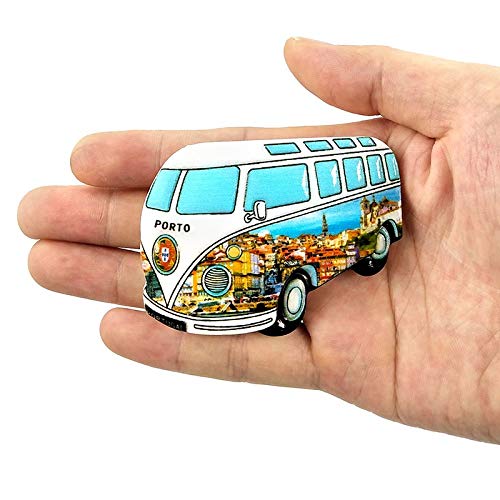 Lorenory Imanes Nevera Craft autobús imán for los niños del Recuerdo del Turismo Resina Pegatinas en el refrigerador magnético Home Decor Juguete