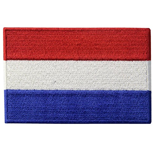Los Países Bajos Bandera Bordada Holland Emblema Nacional Neerlandés De Hierro En Coser El Parche