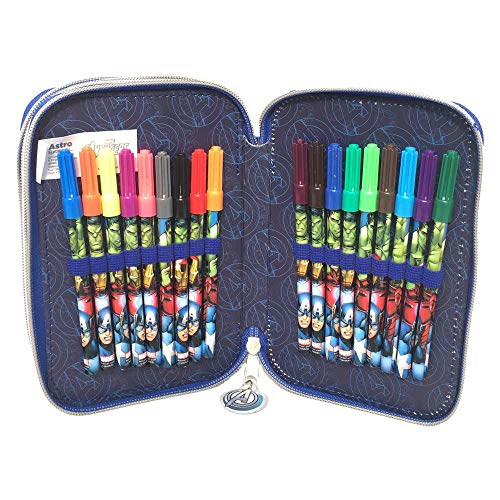 Los Vengadores Marvel Estuche plumier de Tres Pisos (AST1548)