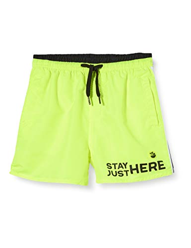 losan 013-4009AL Bañador, Amarillo (Amarillo Fluor 521), 14 años (Tamaño del Fabricante:14) para Niños