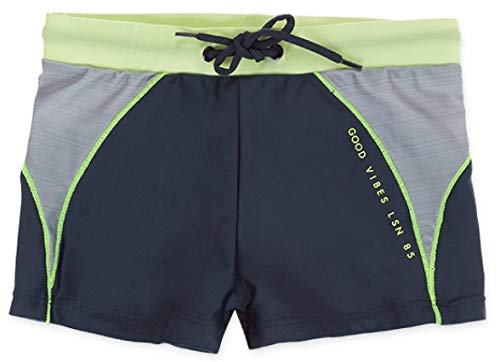 LOSAN BAÑADOR Boxer Pespuntes Marino-Fluor GS NIÑO - 12 AÑOS