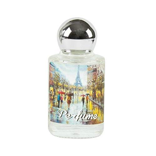 Lote de 25 Frascos Cristal de Perfumes"A Elegir" Tapón Cromado. Fragancias. Perfumes y Aromas. Regalos Originales. Detalles de Bodas, Comuniones, Bautizos y Eventos. CC (VAINILLA)