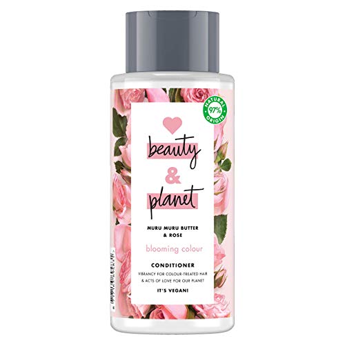 Love Beauty and Planet Acondicionador manteca de muru muru y rosa Blooming Color - 400 ml
