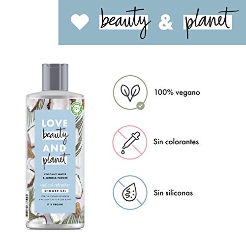 Love Beauty and Planet Gel de ducha agua de coco y flor de mimosa Radical Refresher - 500 ml