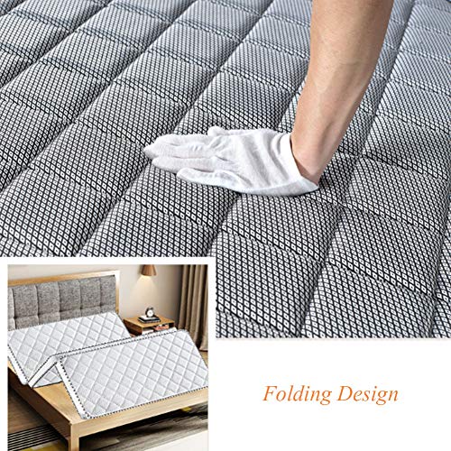 Love House Natural 3e Palma De Coco Colchón, Gruesas Colchón De Fibra Ortopédicos Matt Mat Tri-Doblar Sleeping Pad Portátil Comentarios Niños Cama De Oficina-a 80x200cm(31x79inch)