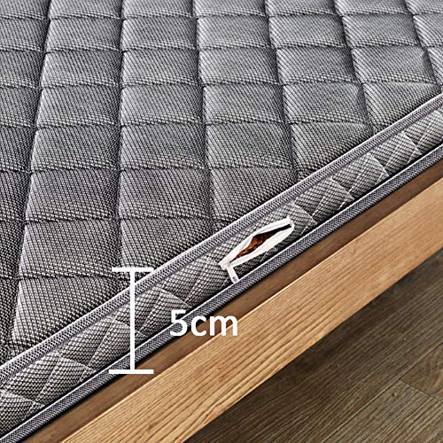 Love House Natural 3e Palma De Coco Colchón, Gruesas Colchón De Fibra Ortopédicos Matt Mat Tri-Doblar Sleeping Pad Portátil Comentarios Niños Cama De Oficina-a 80x200cm(31x79inch)