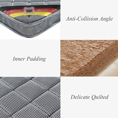 Love House Natural 3e Palma De Coco Colchón, Gruesas Colchón De Fibra Ortopédicos Matt Mat Tri-Doblar Sleeping Pad Portátil Comentarios Niños Cama De Oficina-a 80x200cm(31x79inch)