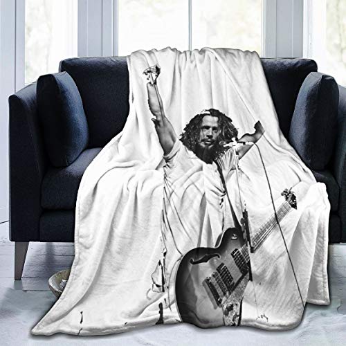 Lphdfoxh1 Chris Cornell – Funda de edredón de franela adecuada para 1 sofá B # 1ro suave y cómodo.