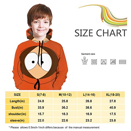 LPYROSE - Sudadera con estampado 3D South Park para adolescentes, hipster hip hop