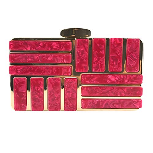 Luckycat Bolso de Fiesta Carteras de Mano Monedero para Boda Ceremonia Brillante Rhinestone Billetera para Boda Mujer Embrague mujer con correa de cadena de metal dorado Bolsa de noche