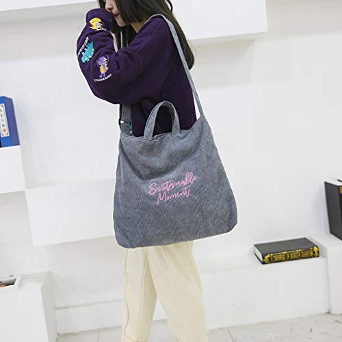 Luckycat Bolsos Bandolera Bolso de Hombro Messenger Callejero Bag Unisex Bolsos Mujer Bolso Bandolera Mujer de Pana Hobo Bag Bolsos de Crossbody Bolso Shopper Playa Bento Multifuncional