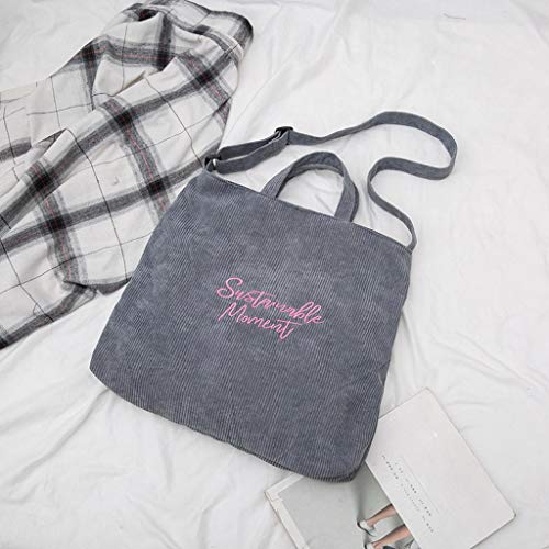 Luckycat Bolsos Bandolera Bolso de Hombro Messenger Callejero Bag Unisex Bolsos Mujer Bolso Bandolera Mujer de Pana Hobo Bag Bolsos de Crossbody Bolso Shopper Playa Bento Multifuncional