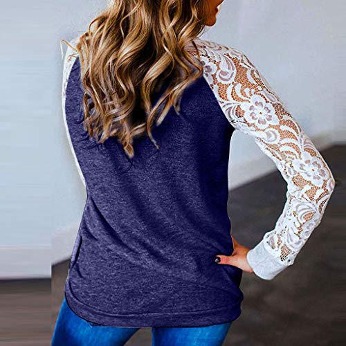 Luckycat Mujer Cuello Alto Transparente Mangas Largas Camiseta Blusa Elegante Moda Oficina Casual color sólido