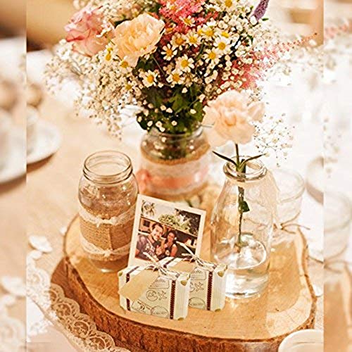 Lumanuby. 100 Mini Maletas de Regalo para Bodas con Colgante de Regalo para Dulces, Caramelos, Papel de Chocolate, Dulces Cajas de Regalo para Compromiso, Baby Show, cumpleaños