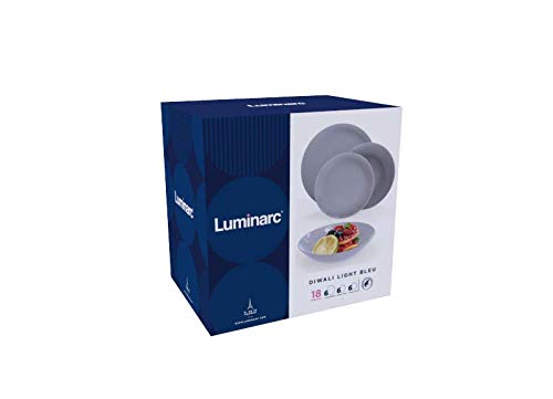 Luminarc DIWALI GRANIT Vajilla de vidrio, Opal, Gris