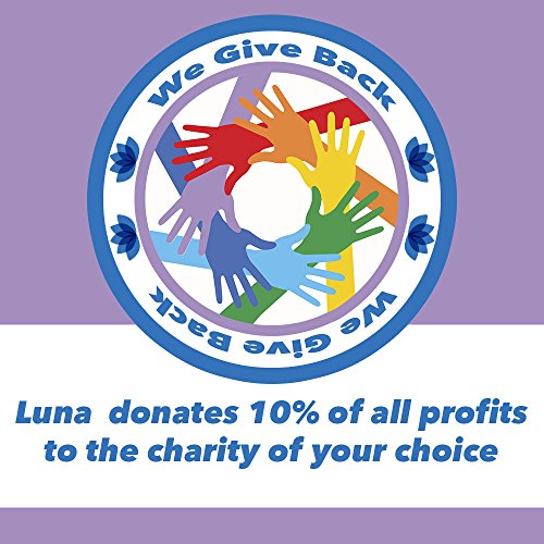 Luna Lifestyle Luna lavanda aromaterapia Spray – Ideal para Yoga, para la almohada, relajación, dormir, y habitación Spray – 100% Pure lavanda aceite esencial Mist – 10% a Caridad.