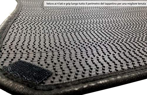 Lupex Shop tpstr CMAX Alfombrillas Coche de moqueta con Velcro