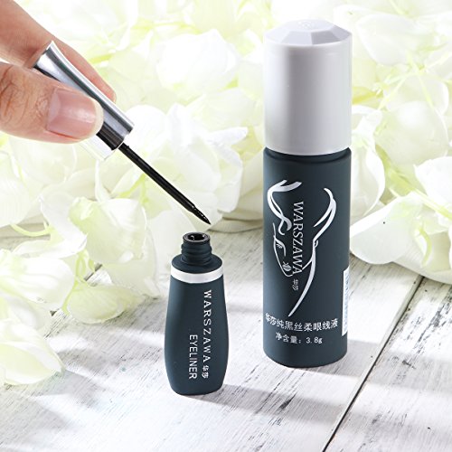 Lurrose 1pcs 3.8g ojos suaves,impermeables,maquillaje,líquido,lápiz,mujer negra,vestido de mujer.