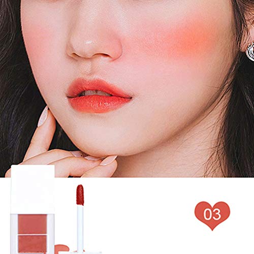 Lurrose rubor líquido rubor de mejillas de larga duración rubor natural mejilla libre de crueldad rubor líquido colorete natural colorete