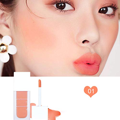 Lurrose rubor líquido rubor de mejillas de larga duración rubor natural mejilla libre de crueldad rubor líquido colorete natural colorete