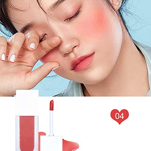 Lurrose rubor líquido rubor de mejillas de larga duración rubor natural mejilla libre de crueldad rubor líquido colorete natural colorete