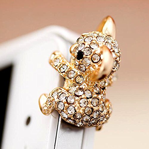 Lusee® teléfono celular joyería enchufe del polvo clavijas de conexión toma de auriculares para los teléfonos con un jack de 3.5mm para auriculares como Doogee X3 4.5 Doogee F3 Doogee IBIZA F2 5.0 Doogee Y200 5.5 DOOGEE Valencia 2 Y100 Pro / Y100 Doogee D