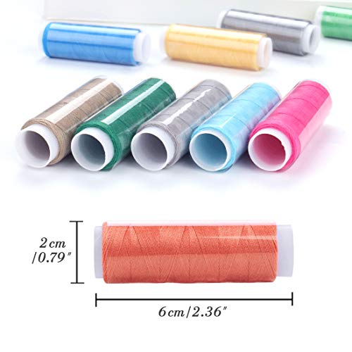 Luxbon Hilos de Coser de Poliéster para Costura 39 Bobinas Surtidas