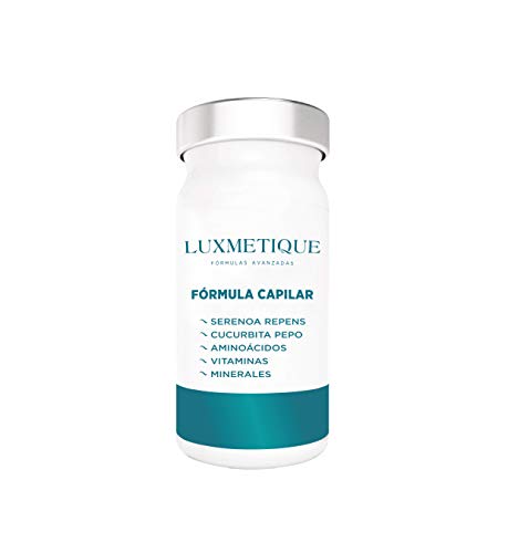 Luxmetique Fórmula Capilar - complemento alimenticio a base de extractos de plantas, L-Cisteína, Vitaminas y Minerales; creado para el cuidado y mantenimiento del cabello. 48,90 g - 60 cápsulas