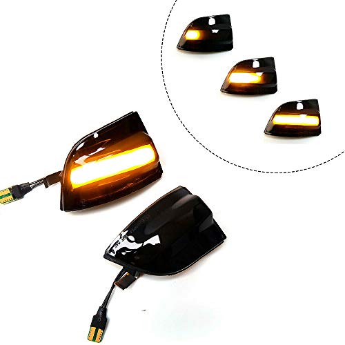 Luz de señal de giro LED dinámica, indicador de espejo retrovisor de ala lateral, luz intermitente para F-ord Focus 2 MK2 2004-2008, F-ord Focus 2 C-MAX 2003-2007, F-ord C-MAX 2007-2010