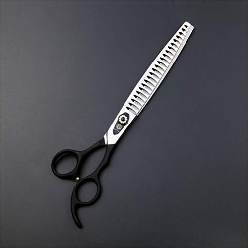 LXLLY Juego de Tijeras para la preparación de Mascotas, Kit Profesional para Recortar Mascotas de Acero Inoxidable de 2 Piezas, Utilizado para Perros o Gatos con Tijeras de Corte de 8.0 Pulgadas