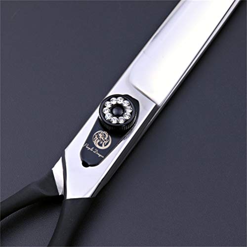 LXLLY Juego de Tijeras para la preparación de Mascotas, Kit Profesional para Recortar Mascotas de Acero Inoxidable de 2 Piezas, Utilizado para Perros o Gatos con Tijeras de Corte de 8.0 Pulgadas