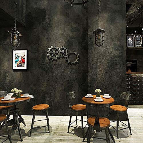 LZYMLG Decorazioni per la casa 3d Pvc Adesivi murali venature del legno Carta mattone Pietra Carta da parati Effetto rustico Autoadesivo Decorazioni per la casa Camera Óxido negro