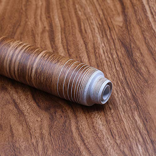 LZYMLG Madera Impresa De Papel Pintado Pegajoso Dormitorio Sala de estar Pegatinas De Pared Viejas Muebles Renovación Pegatinas Retro Decoración Del Hogar gris 45cm x 10m