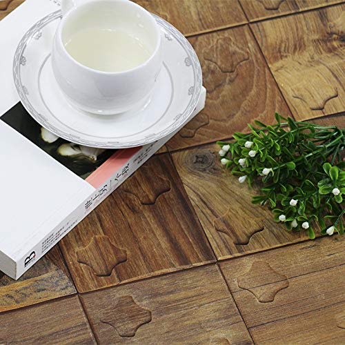 LZYMLG Madera Impresa De Papel Pintado Pegajoso Dormitorio Sala de estar Pegatinas De Pared Viejas Muebles Renovación Pegatinas Retro Decoración Del Hogar gris 45cm x 10m