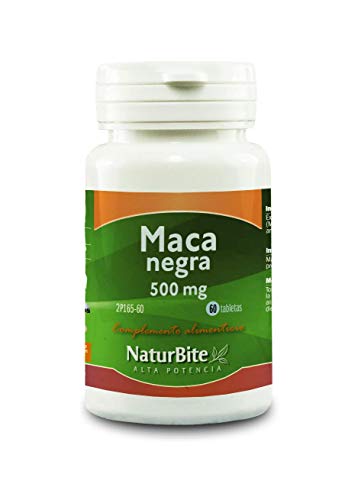 Maca Negra 500Mg 60 Comprimidos de Naturbite