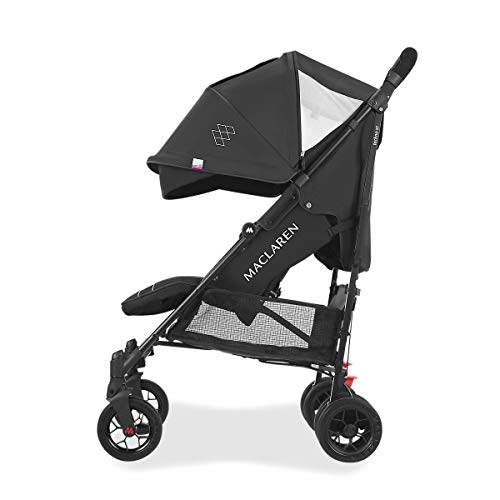 Maclaren Techno Arc Silla de paseo - Para niños desde el nacimiento hasta los 25 kg. Capota extensible e impermeable con FPU 50+, asiento multiposición y suspensión en las cuatro ruedas