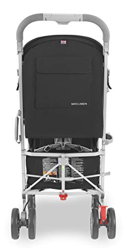 Maclaren Techno XLR WD1G150092 Silla de Paseo, Recién Nacidos hasta los 25 kg, Negro/Plata