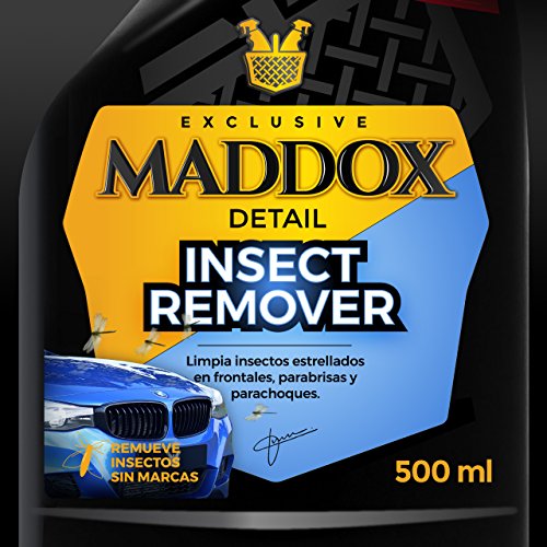 Maddox Detail - Insect Remover - Limpiador Insectos estrellados en Frontales, Parabrisas y Parachoques. (500ml)