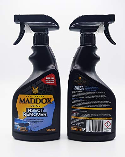 Maddox Detail - Insect Remover - Limpiador Insectos estrellados en Frontales, Parabrisas y Parachoques. (500ml)