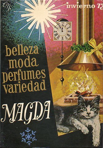 MAGDA. BELLEZA. PERFUMES. VARIEDAD. MODA. Invierno 1973. Ejemplar cortesía Samantha Alta Perfumería, de Logroño.