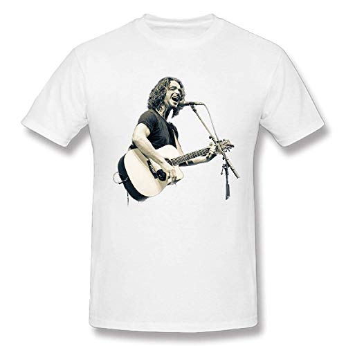 maichengxuan Chris T-Shirt Cornell Cotton Men's Short Sleeve T-Shirts tee Shirt Black