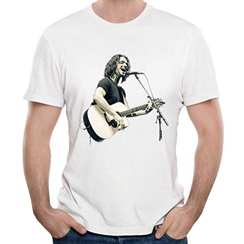 maichengxuan Chris T-Shirt Cornell Cotton Men's Short Sleeve T-Shirts tee Shirt Black