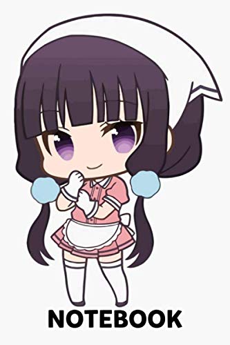 Maika Chibi Notebook: (110 Pages, Lined, 6 x 9)