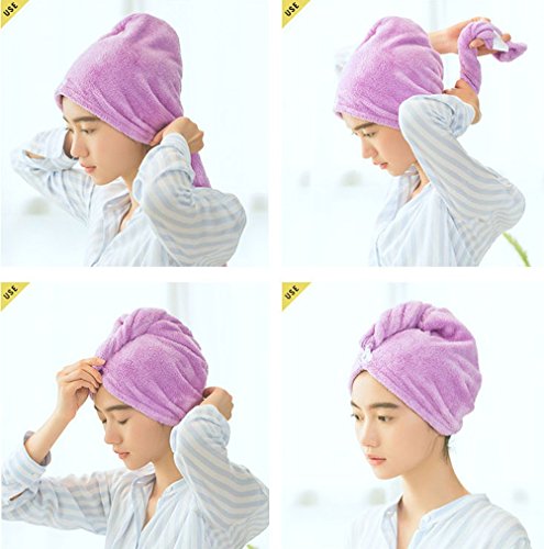 Maison Jardin Casa jardín Ultra Absorbente Pritech Sombrero de Toalla Toalla baño Microfibra Secado rápido servilletas Cuidado Cabello Toalla Wrap