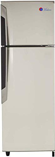 Makan Sleek Steel 330 L Frost Free Double Door Fridge, Refrigerator Freezer with Use of Low Energy