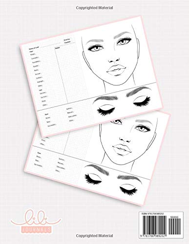Makeup Artist Face Charts: Blank Practice Workbook for Student, Amateur & Professional Makeup Artist