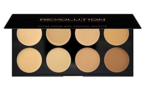 MAKEUP REVOLUTION - Ultra Cover and Conceal Palette - Light To Medium